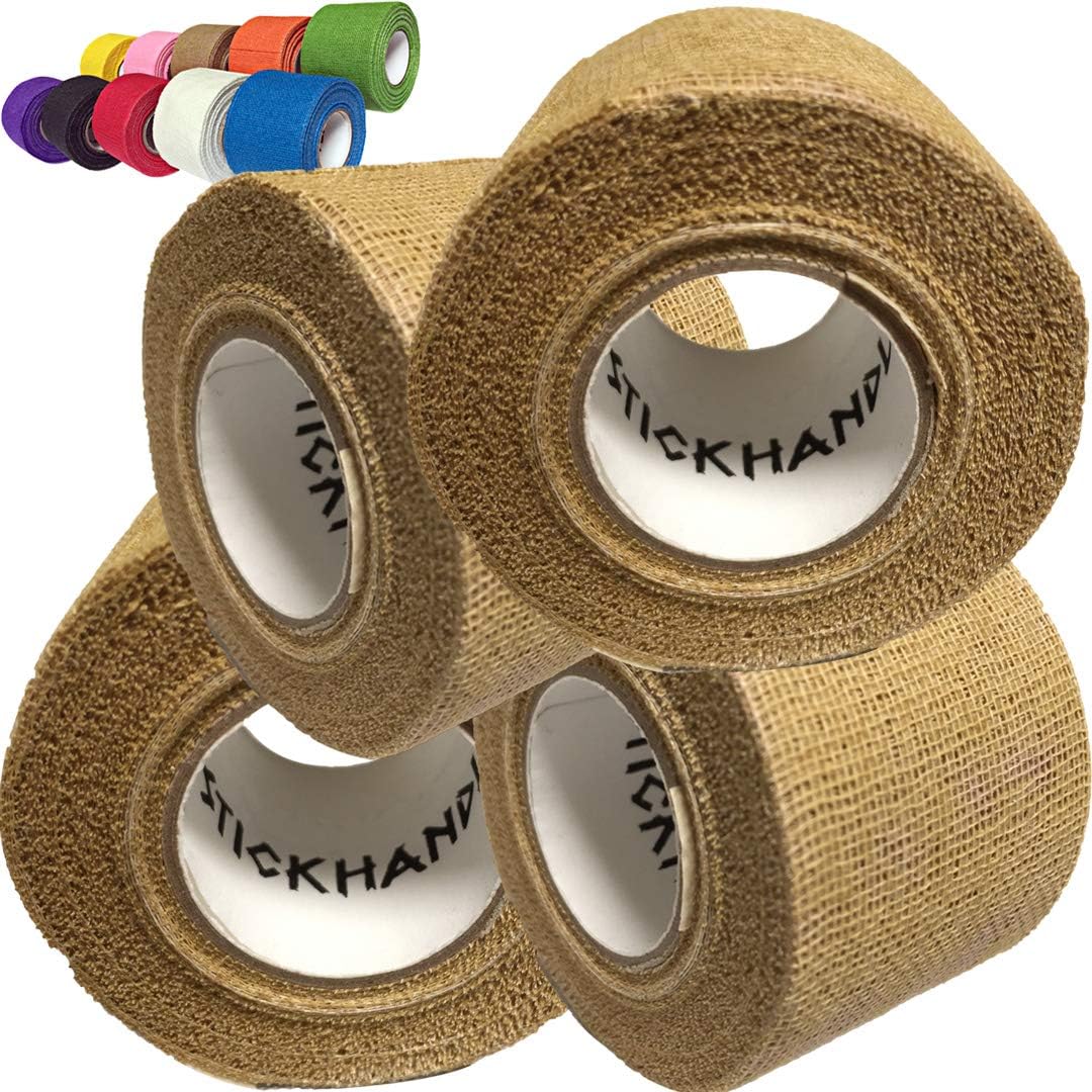 STICK HANDLER Professional Hockey Grip Tape Pro Pack (Tan | Four Pack)
