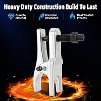 Vista 7 de 8MILELAKE Juego de herramientas de servicio frontal de 5 en 1, separador de juntas de bola, extractor de brazo Pitman de servicio pesado, removedor