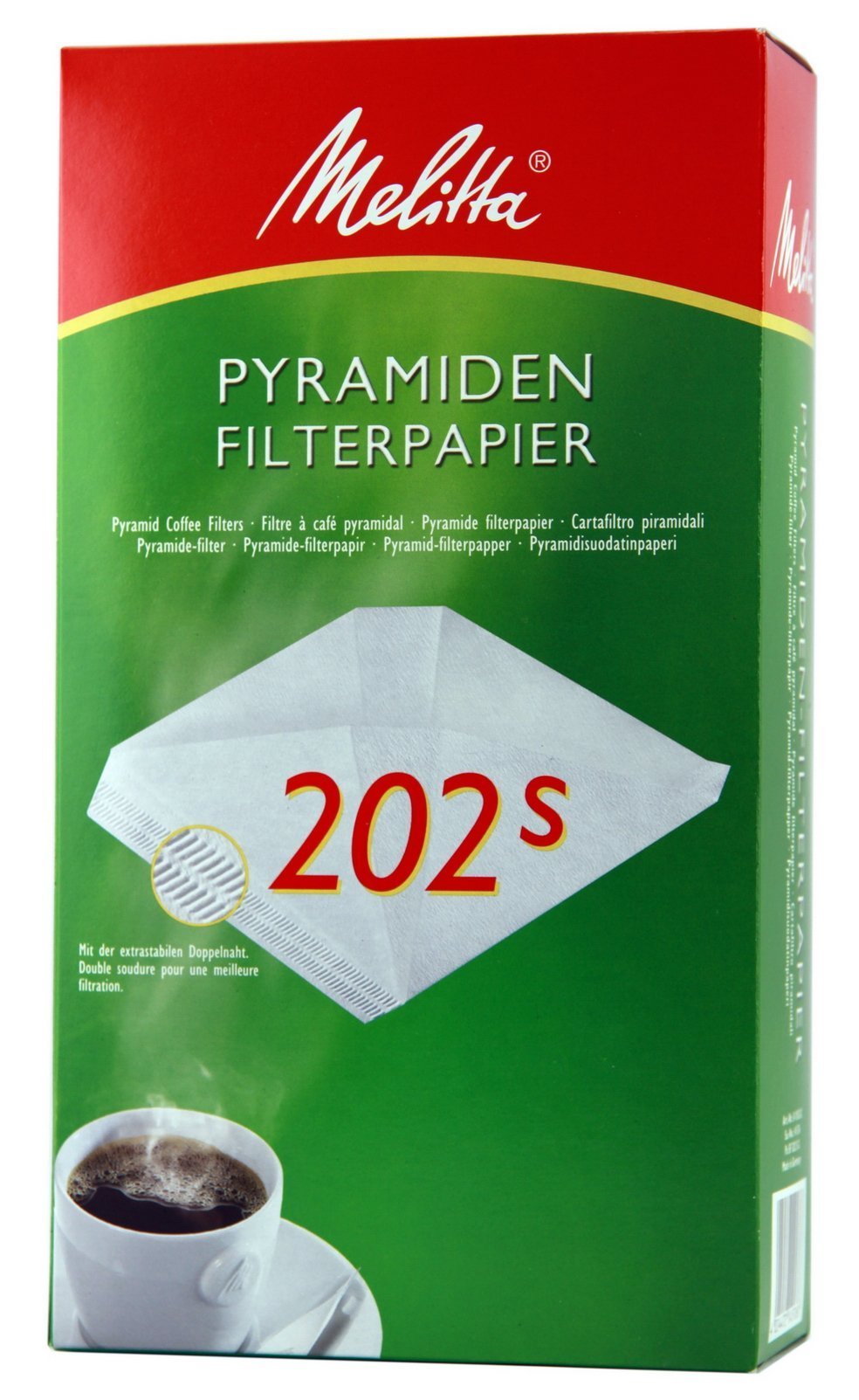 Melitta Filtertüten 202 S 10 x 100Stk