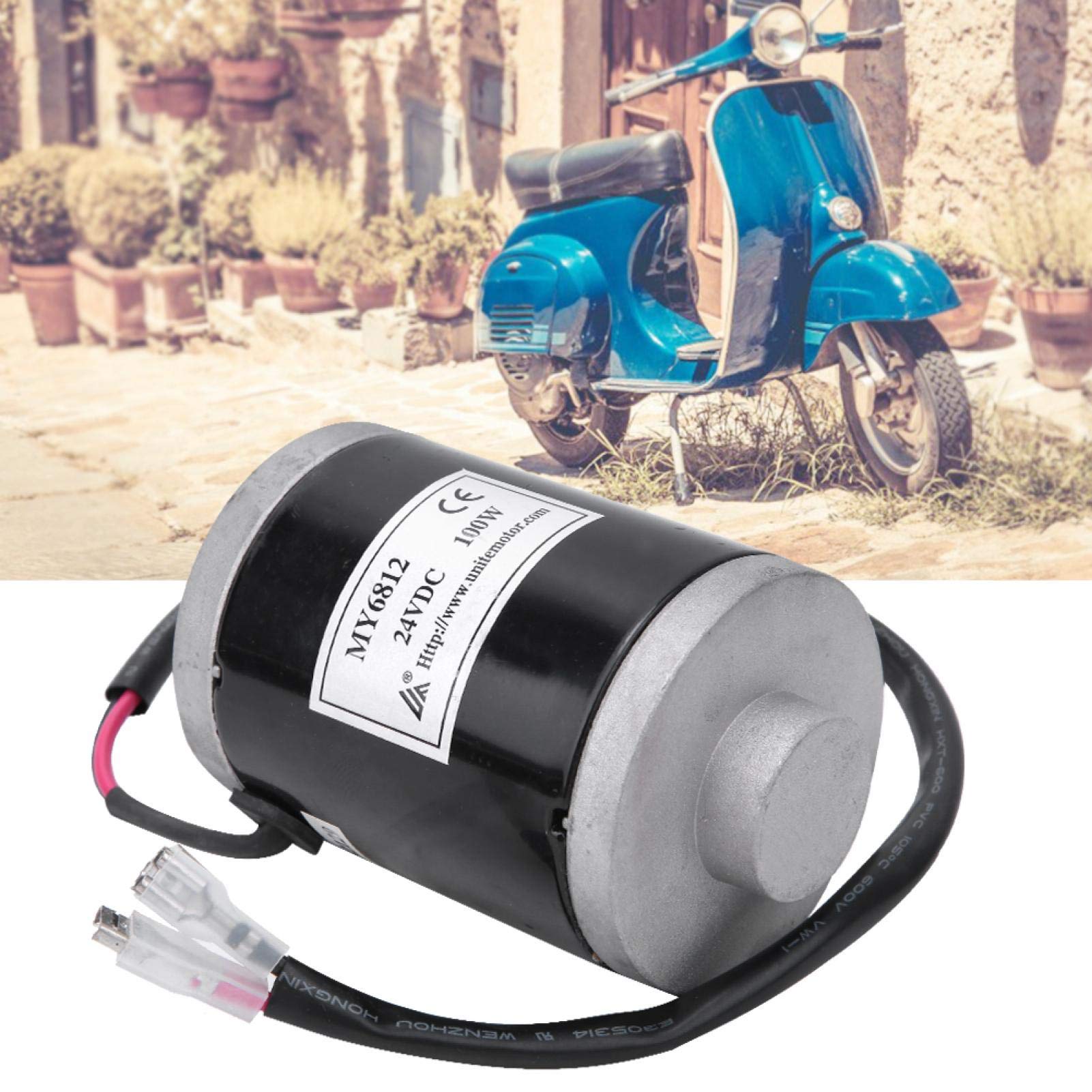 Wezone My6812 12v 100w Yüksek Hızlı Elektrikli Motor, 3550rpm, Alüminyum Gövde