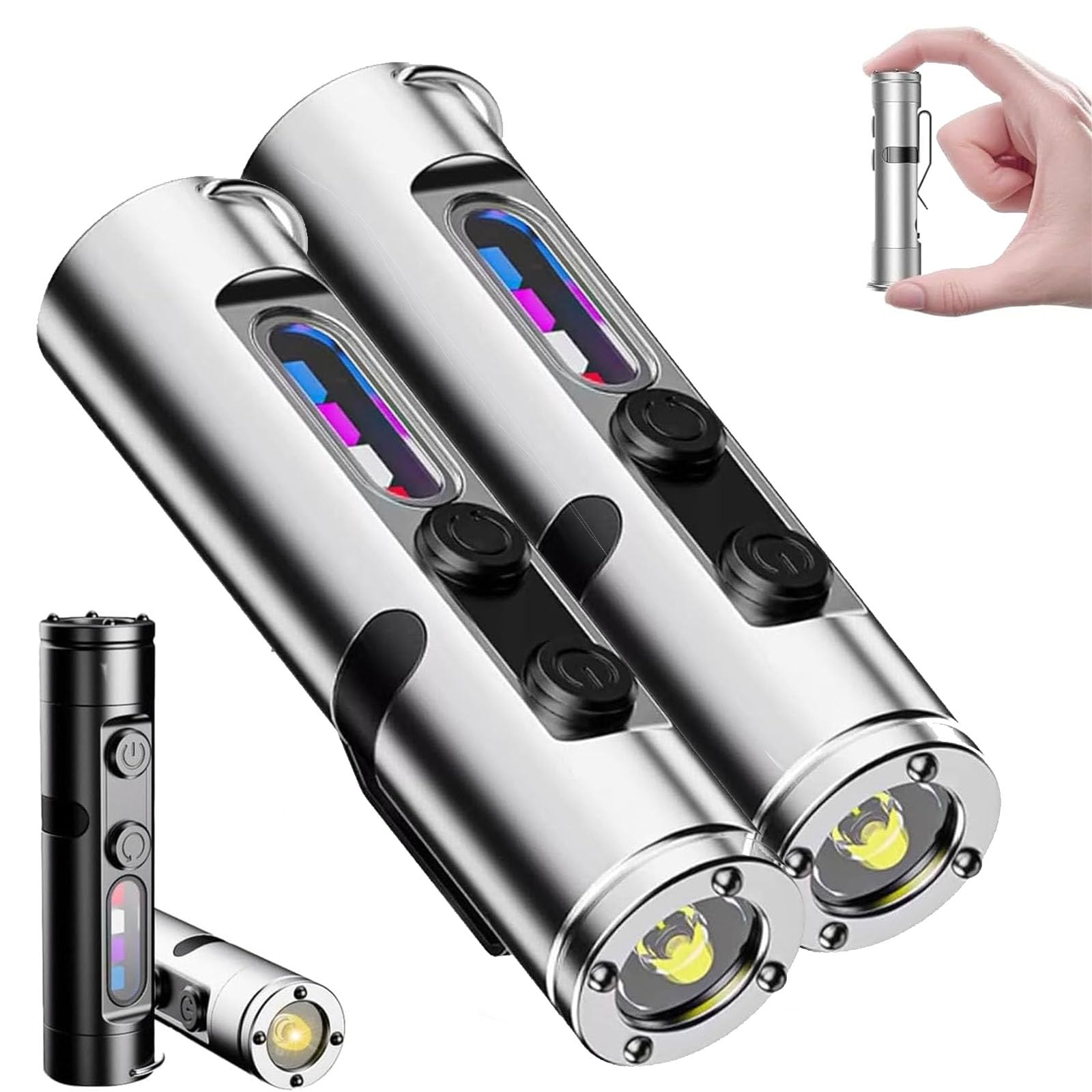 Taclite Mini - The Ultimate Everyday Micro Tool, Taclite Mini Ultimate Everyday Micro Tool Taclite Mini Rechargeable Led Magnetic Bright Flashlight Portable Keychain Flashlight Hat Clip Waterproof 3