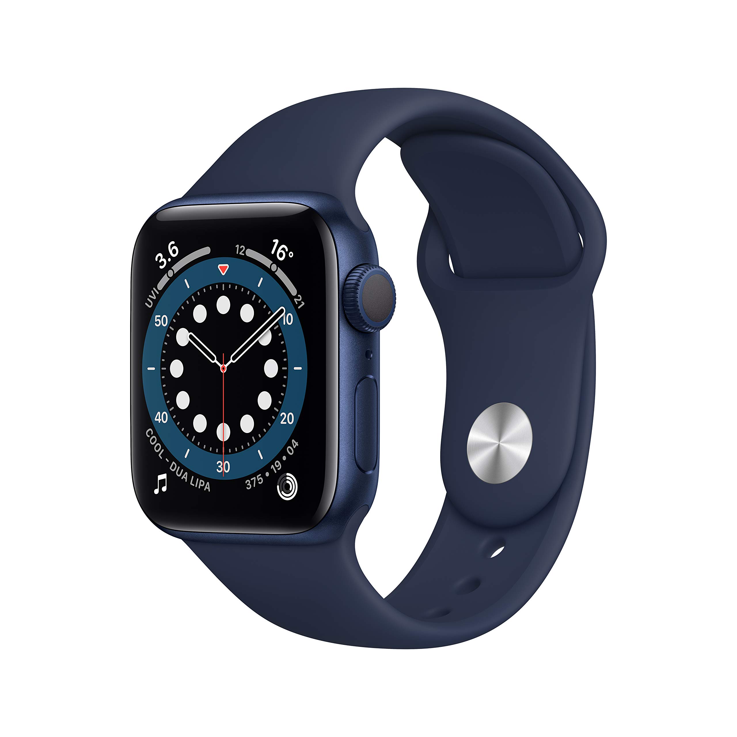 Apple New Watch Series 6 (GPS, 40mm) - Blue Aluminium Case with  