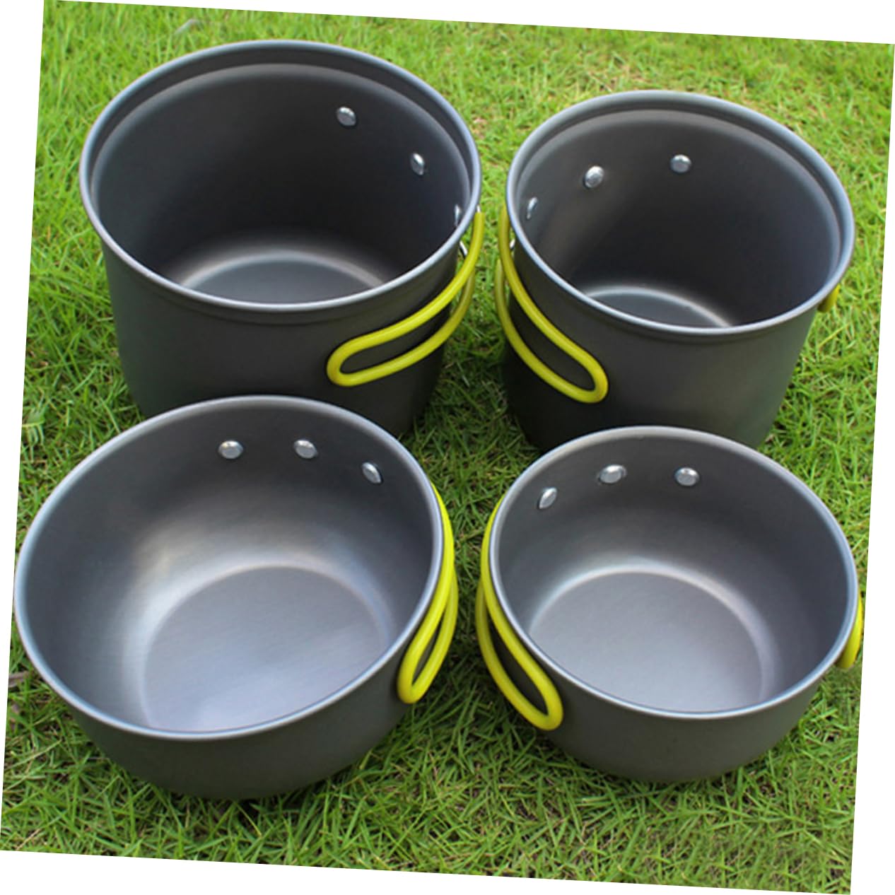 Toyvian Marmite De Camping Poêles De Camping pour Cuisinière À Ustensiles De Cuisine Casseroles Cuisson À Induction Accessoires De Camping Vaisselle Ustensile De Cuisine