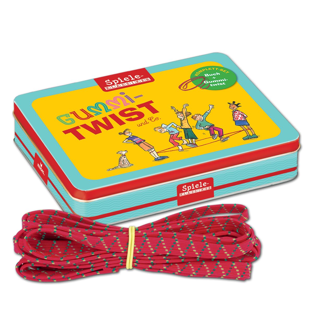 Moses Spiele-Klassiker Gummitwist-Set: Double Dutch Rope Game for Kids Aged 6 and Up