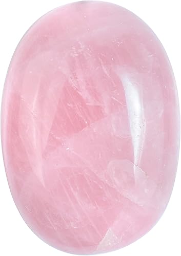 Piedra de palma de ágata rosa de 55 a 2.362 in, piedra de preocupación, curación de chakras, reiki, piedra pulida, bolsillo tallado a mano y piedra