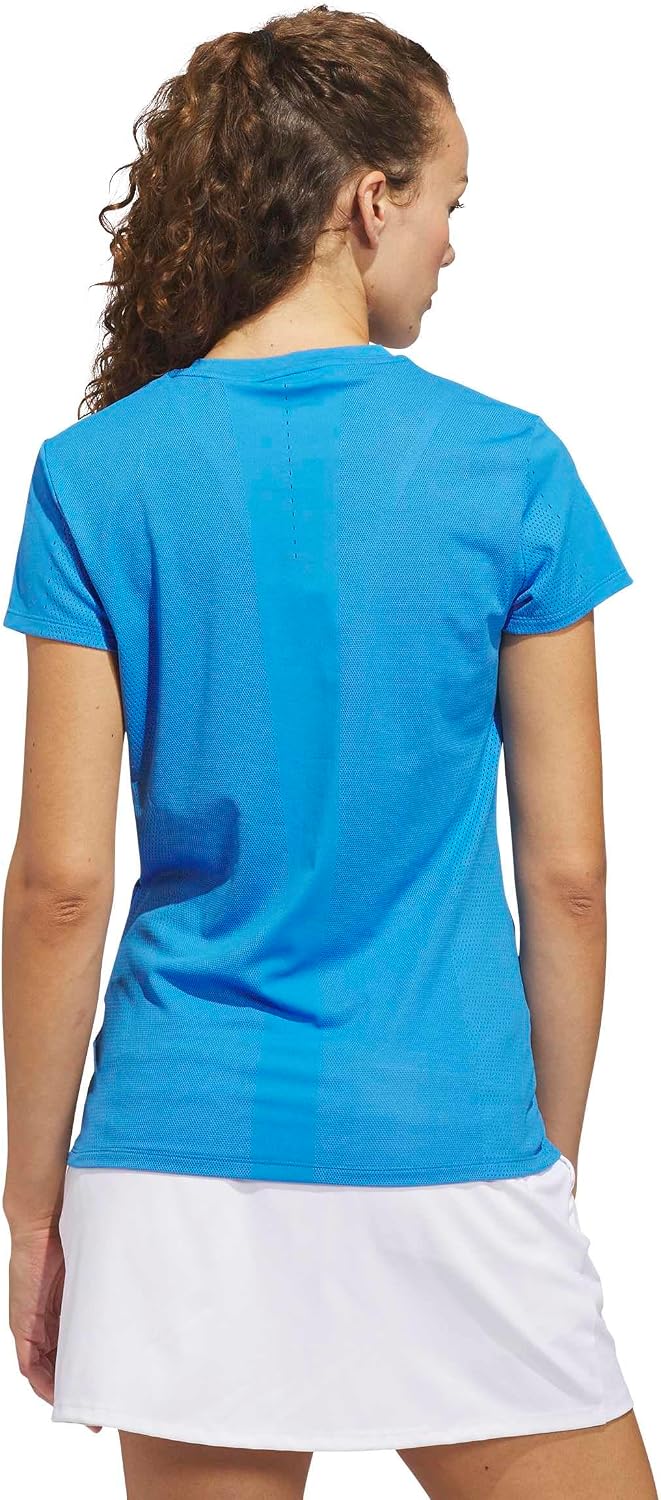 adidas Women's Ultimate365 Tour Engineered Short Sleeve Slim Top