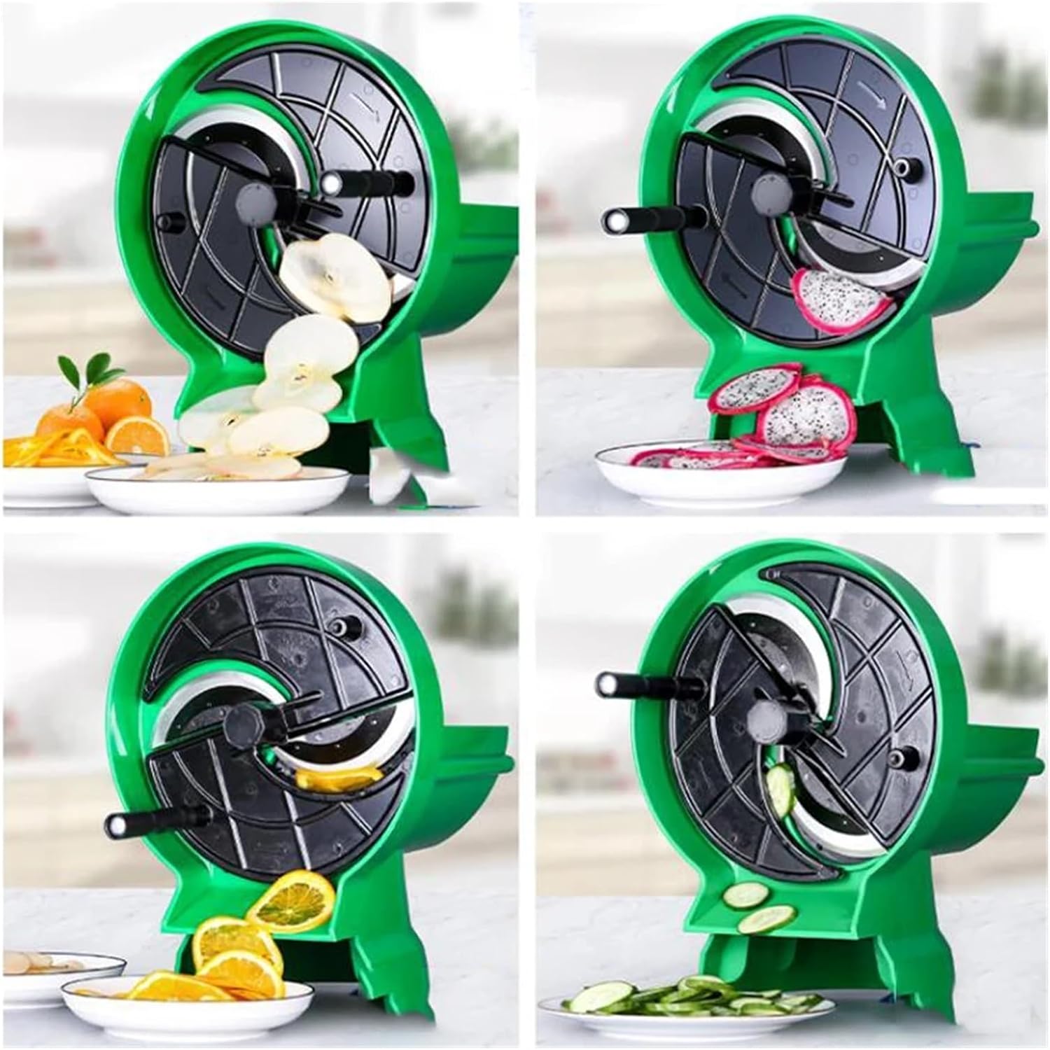 Multifunctional Fruit And Vetable Milk Tea Shop Fruit Slicer Durability, Efficience(Upgrade green)