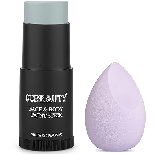 Vista 35 de CCbeauty Barra de pintura facial marrón, kit de pintura facial, pintura corporal profesional a base de aceite, maquillaje SFX no tóxico para ciervo