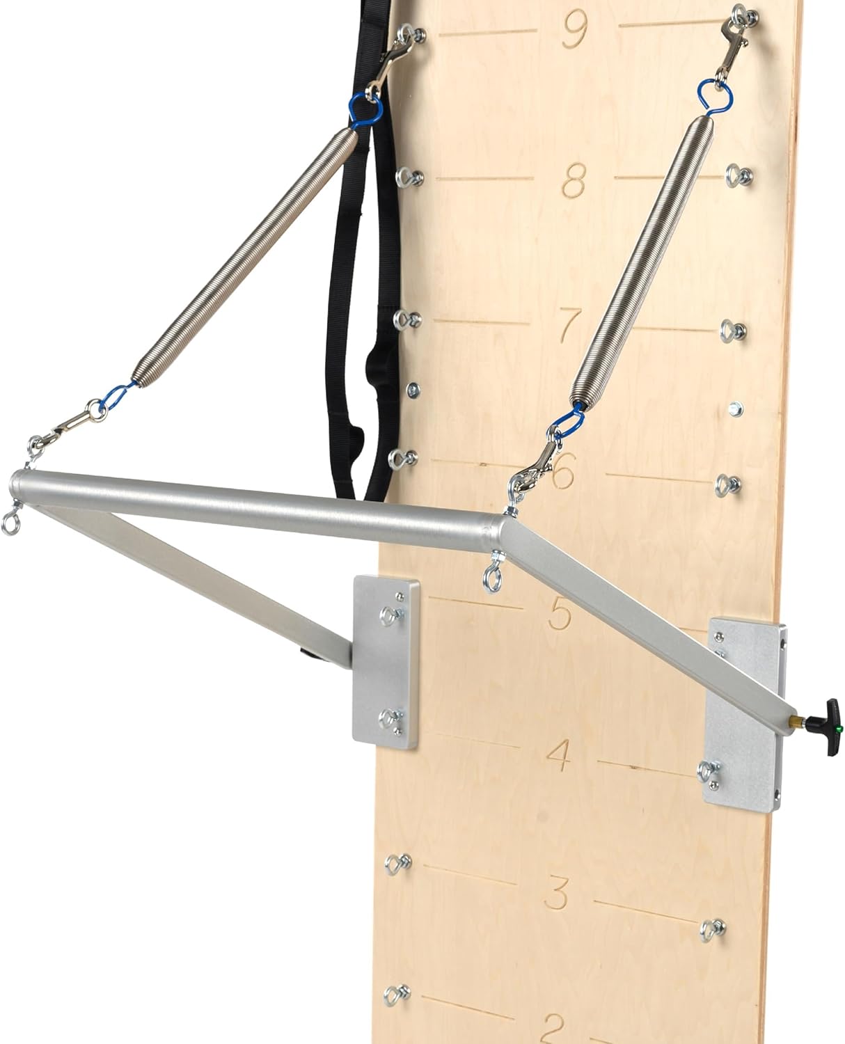 Balanced Body Pilates Springboard, Wall Mounted Pilates Workout Equipment for Home Gym or Studio Use, Pilates Exercise Equipment with Resistance Springs