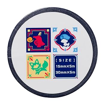 ポケモンセンター マスキングテープ マスキングテープ2本セット なつまつり＆ポケ紋 キタカミの里