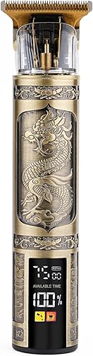 Miniatura 4 de Nave Recortadora de barba y cortapelos para hombres, maquinilla de afeitar eléctrica inalámbrica y recargable para cuerpo, cabello, barba y bigote,