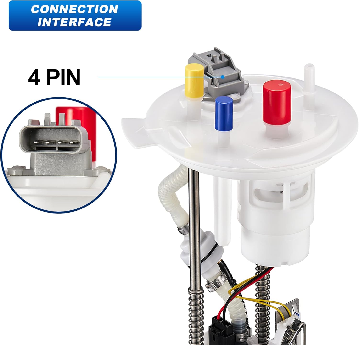 Fuel Pump Assembly Compatible with Ford F150 2004-2008 4.2L 4.6L 5.4L, Compatible with Lincoln Mark LT 2007-2008 5.4L, Replaces E2441M 8L3Z9H307D