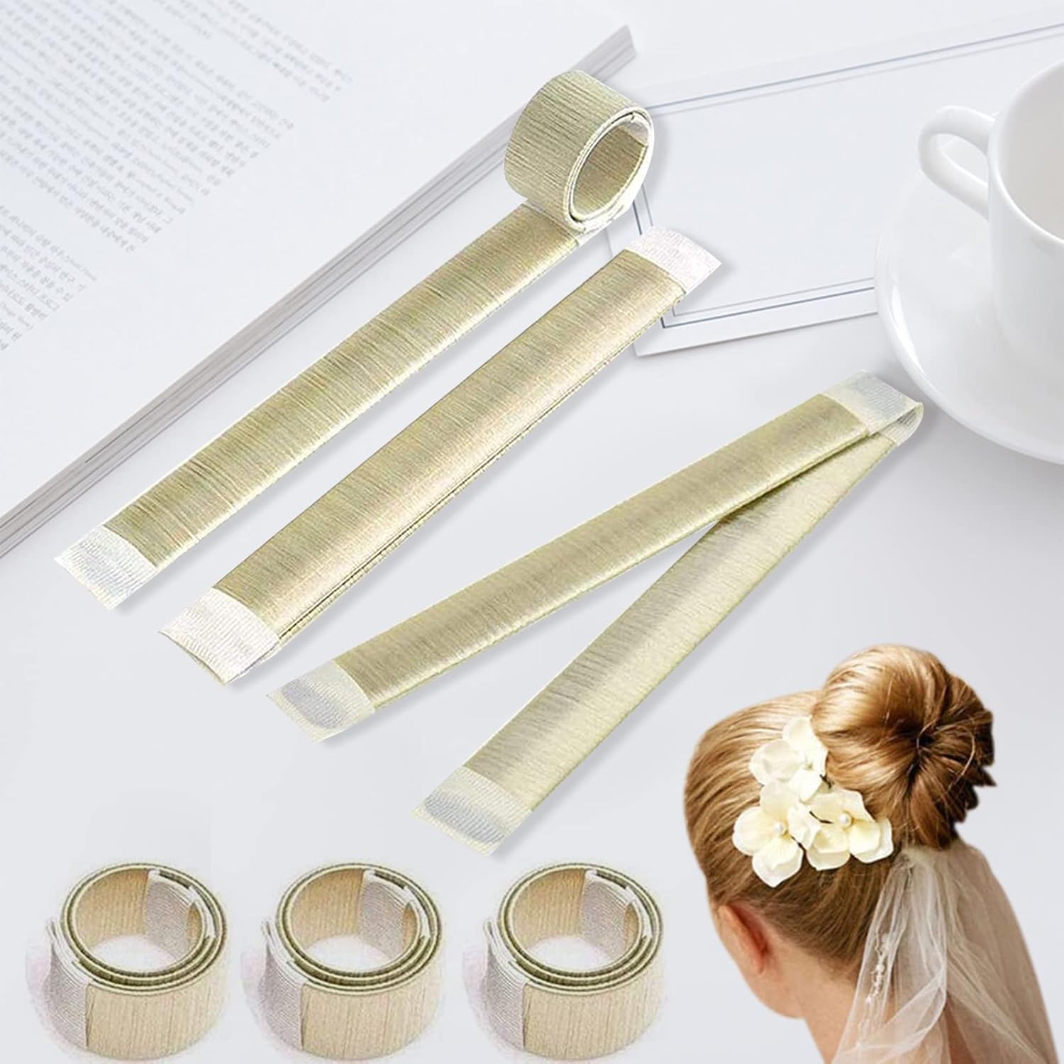 3Piece FrenchHair Bun Maker,Women's Hair Bun Maker French