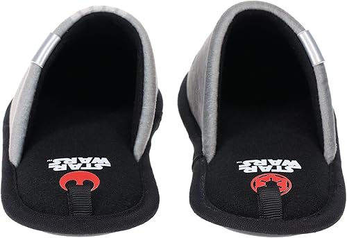 Miniatura 4 de STAR WARS Pantuflas Mismatch Family Slide Slippers, amortiguación de espuma viscoelástica, para interiores y exteriores, Stormtrooper Princess Leia