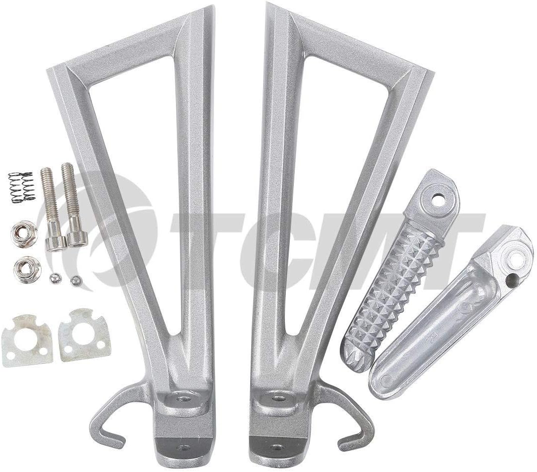 TCMT Front Footrest Foot Pegs Rest Bracket Fit For Yamaha YZF R6 03-05 YZF-R6S 06-09