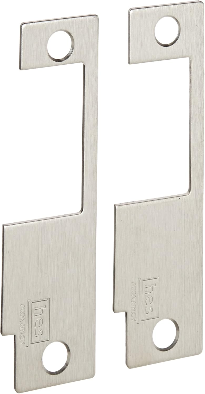 HES Stainless Steel 852L Faceplate for 8500 Series Electric Strikes for Schlage Mortise Locksets, Satin Stainless Steel Finish
