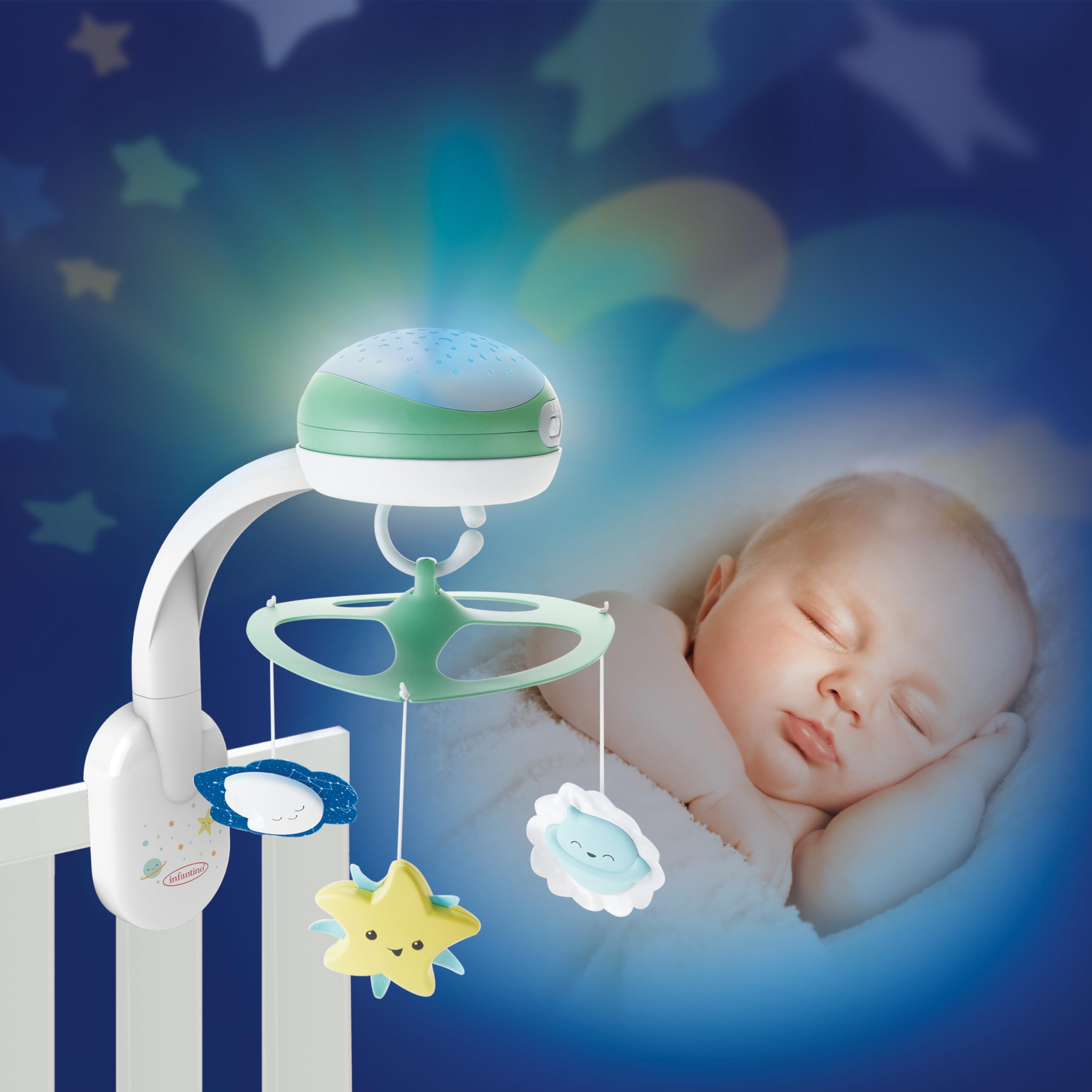Infantino Projecteur musical mobile 3 en 1