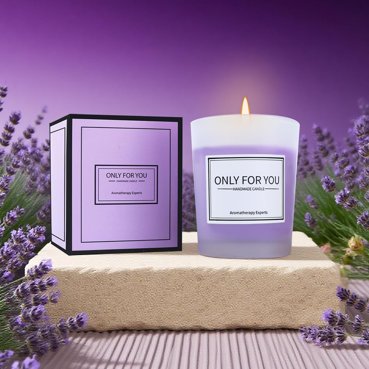 Birthday Gift for Women Spa Gift Set - Unique Get Well Soon Gifts for Women, Relaxing Self Care Package for Her, Christmas Stocking Stuffers Gifts for Mom, Wife, Sister, Friend(Lavender) - Image 6