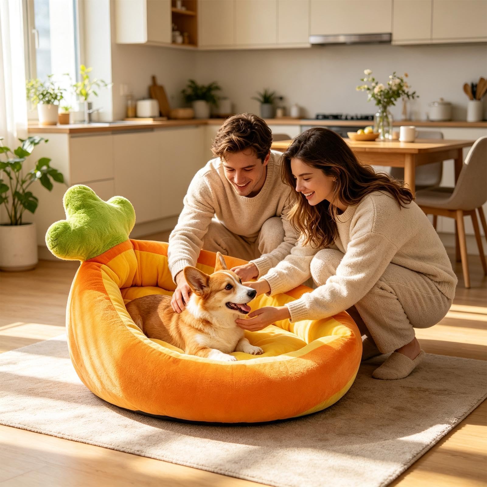 cestino per gatti Per Animali Carota Lavabile Lenitivo