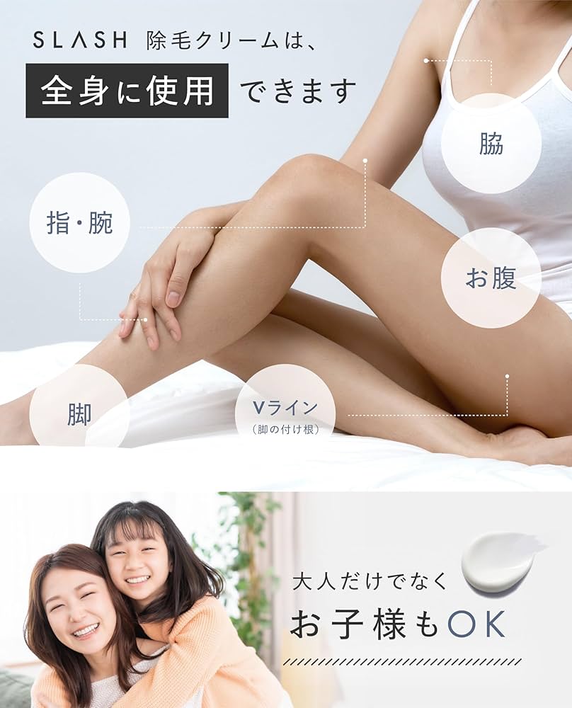 脱毛・除毛 PUSH Amazon.co.jp: SLASH 脱毛クリーム CICA 配合 VIO対応 低刺激