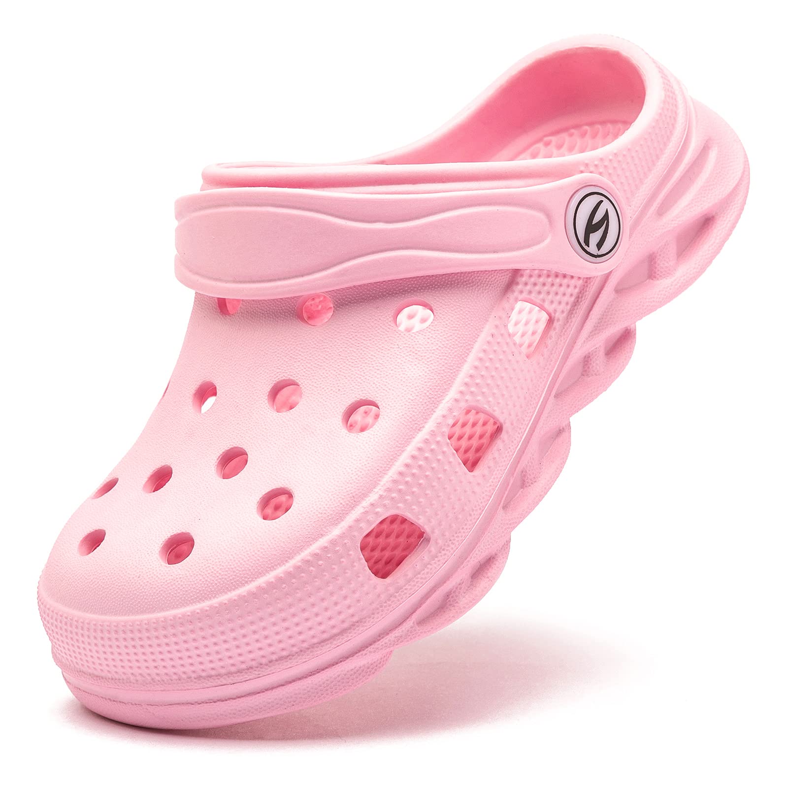 HOBIBEAR Boys and Girls Classic Graphic Garden Clogs Slip on Water Shoes(Toddler/Little Kids/Big Kids)