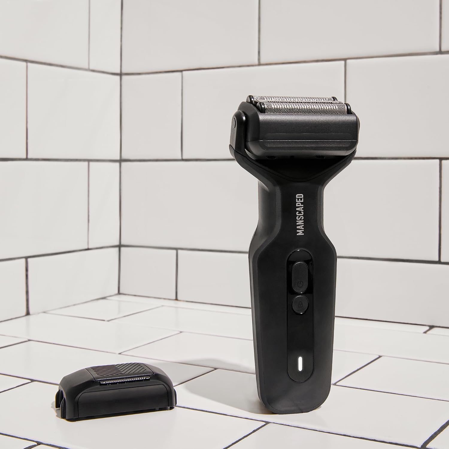 MANSCAPED® The Chairman™ Plus & The Lawn Mower® 3.0 Plus - Men's Face Shaver with Two SkinSafe® Blades, Three-Blade Foil & Precision Trimmer, Groin & Body Hair Trimmer with The Shed 2.0 Toiletry Bag