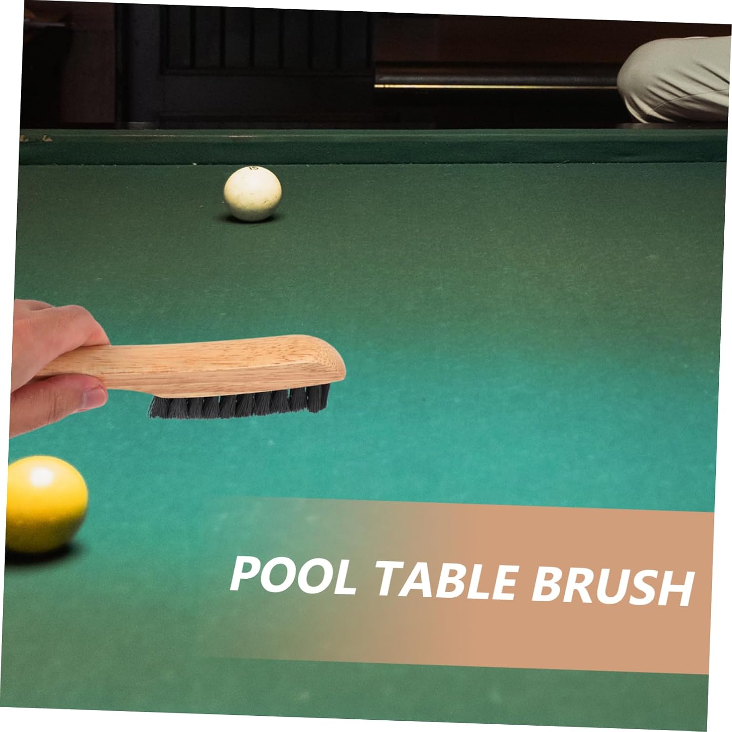 Totority Billiards Pool Table Brush Felt Billiards Accessories Pool Table Cleaning Brush