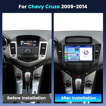 [Fuluku] 8Core 4+64GB 9 Android 15 Car Radio for Chevy Cruze 2009-2015