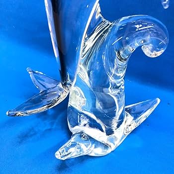 美品　ヴェネツィアガラス　イルカ足つきコンポート 美品 ヴェネツィアガラス イルカ足つきコンポート 楽天市場