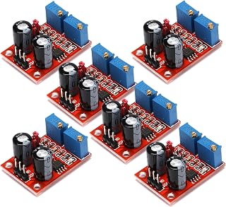 6 Pack NE555 Pulse Generator Frequency Duty Cycle Adjustable Module Square Wave Stepper Motor Driver DC5V-12V Signal Generator for Arduino DIY