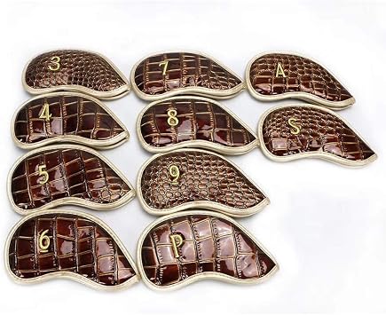 Golf Putter Headcover Putter Iron and Driver Hybrid Fairway Wood Club Golf High Grade Iron Set for 10PCS Golf Club Color One Color, Size Free