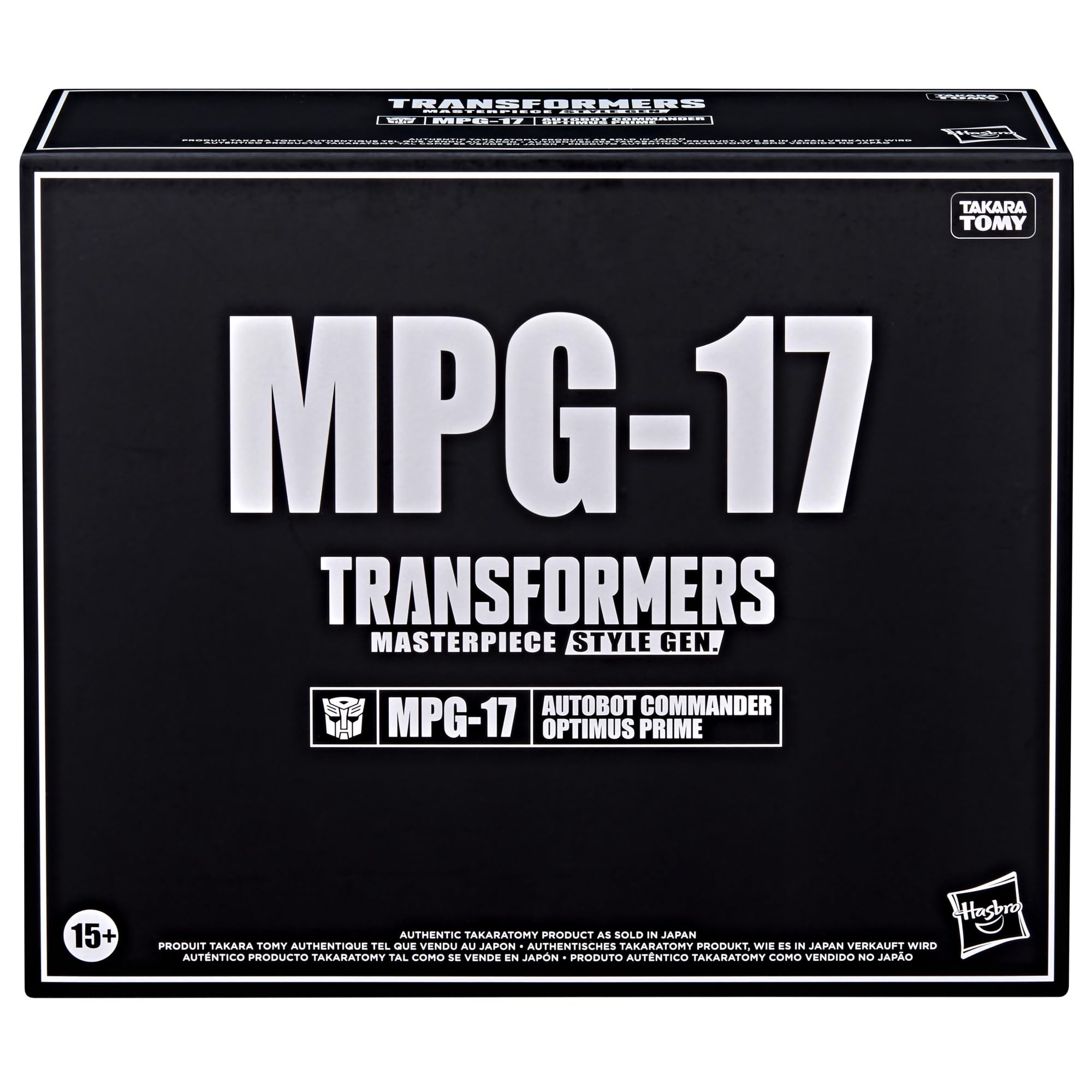 Optimus Prime Style Generation MPG-17, robot Transformers Takara Tomy, figurka dla dorosłych kolekcjonerów, wiek: od 15 lat