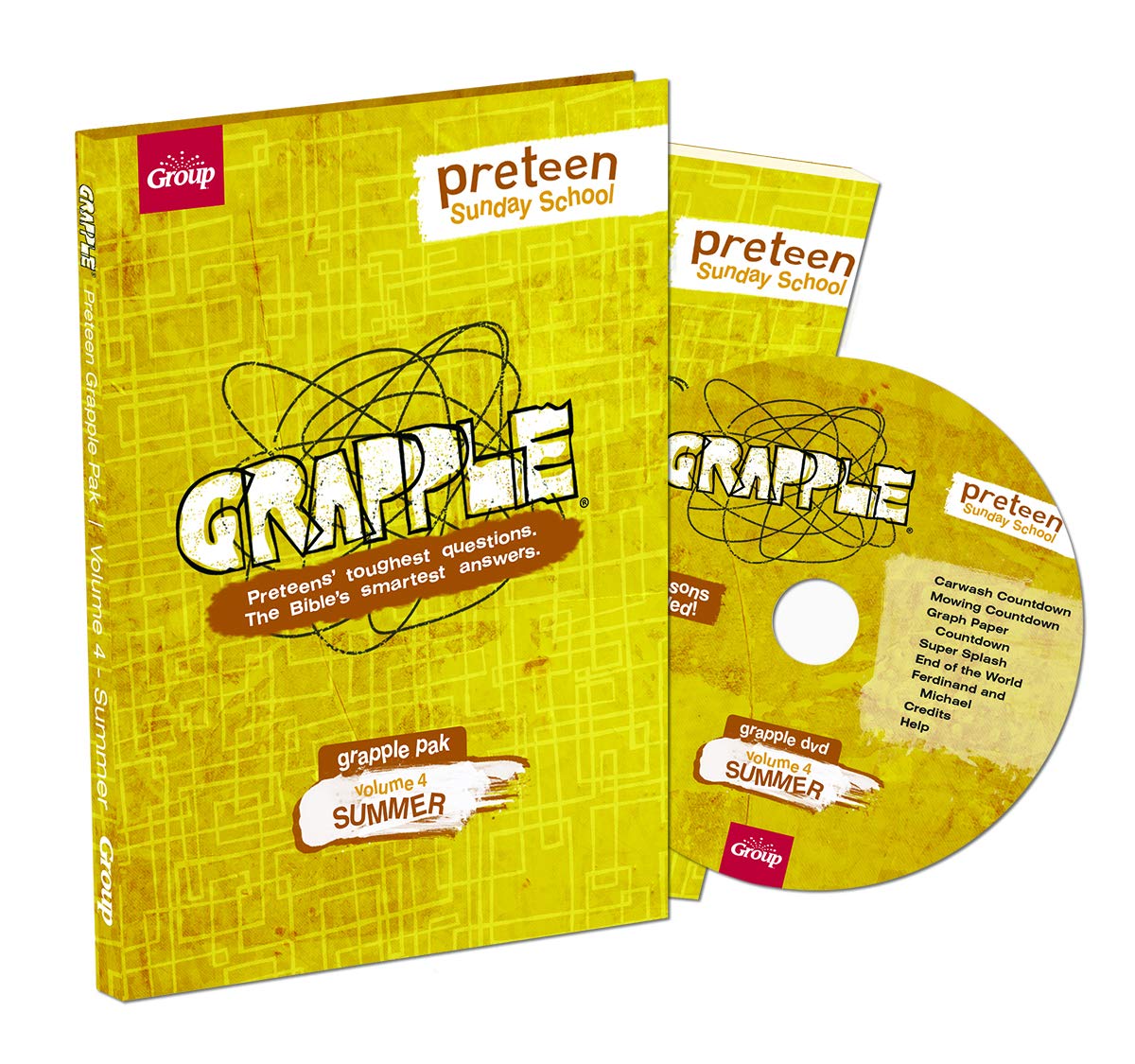 Grapple Preteen Sunday School Pak Volume 4 (Summer): Preteens' Toughest Questions. The Bible's Smartest Answers.