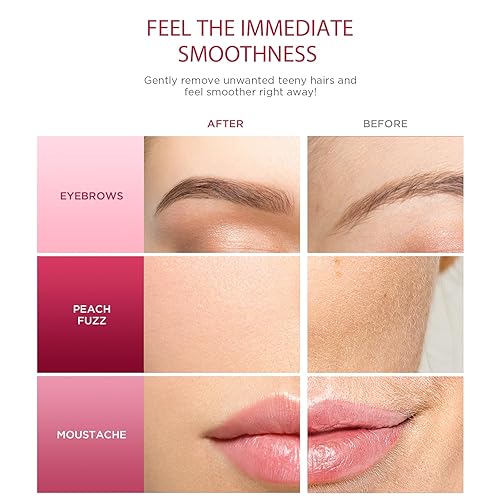 Miniatura 5 de SINAHET Herramienta de Dermaplaning (12 unidades), Maquinillas de Afeitar Faciales Profesionales para Mujer, Eliminación de Vello Facial y de Cejas,