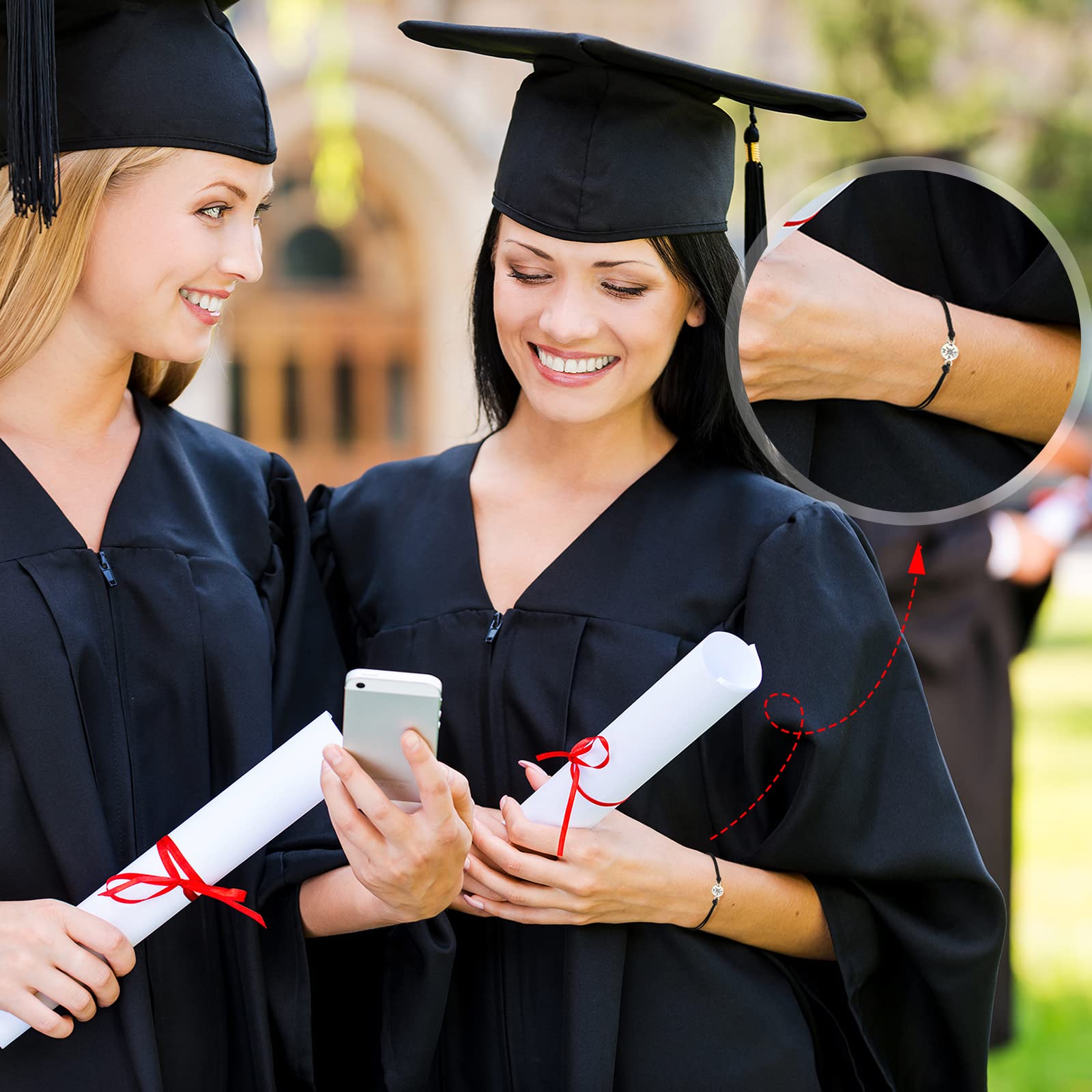 Class Of 2024, School Leavers Gift, Wish Bracelet Card, Gift For Pupils
