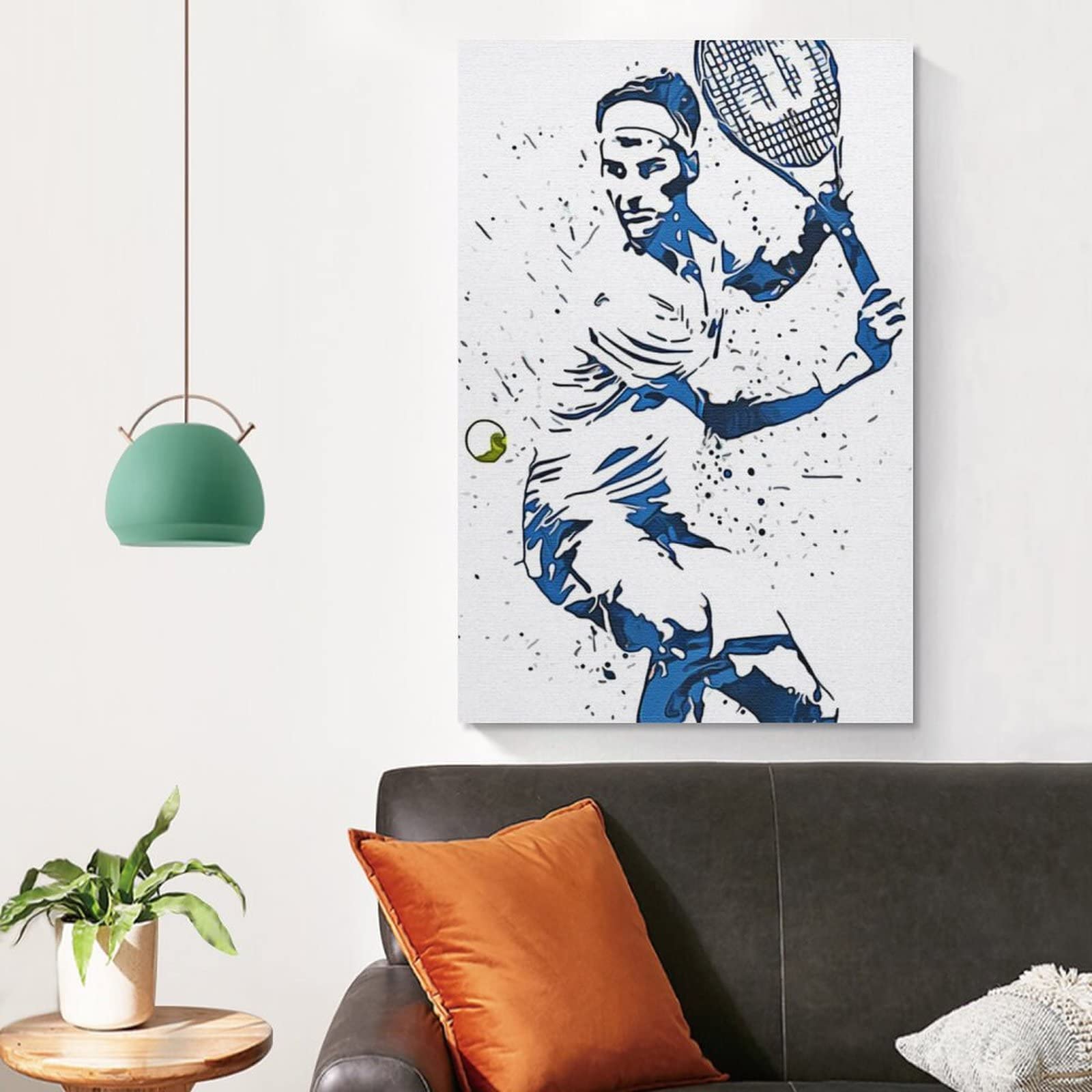 Amazon.co.jp: テニス プレーヤー ロジャー フェデラー 壁の装飾 絵画