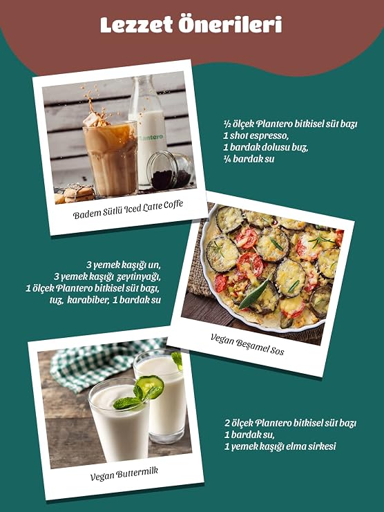 Plantero Hazelnut Milk Concentrate (250Gr, 100% Hazelnut, Sugar-Free, 6 Liters of Milk)