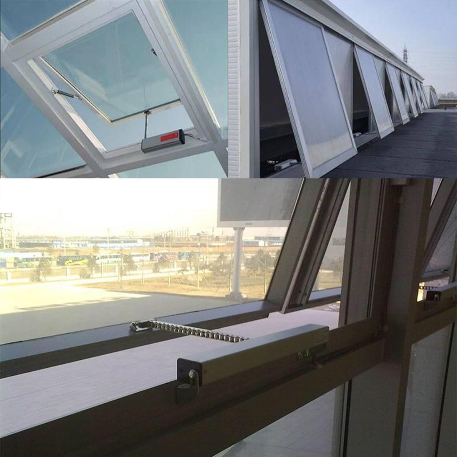 Fenster Motor Set Fernbedienung 230V Elektrisch Kippfenster Kettenöffner
