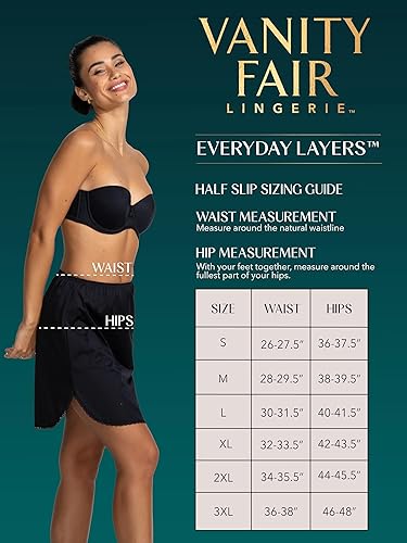 Miniatura 5 de Vanity Fair Mujeres Daywear Solutions Half Slip 11711
