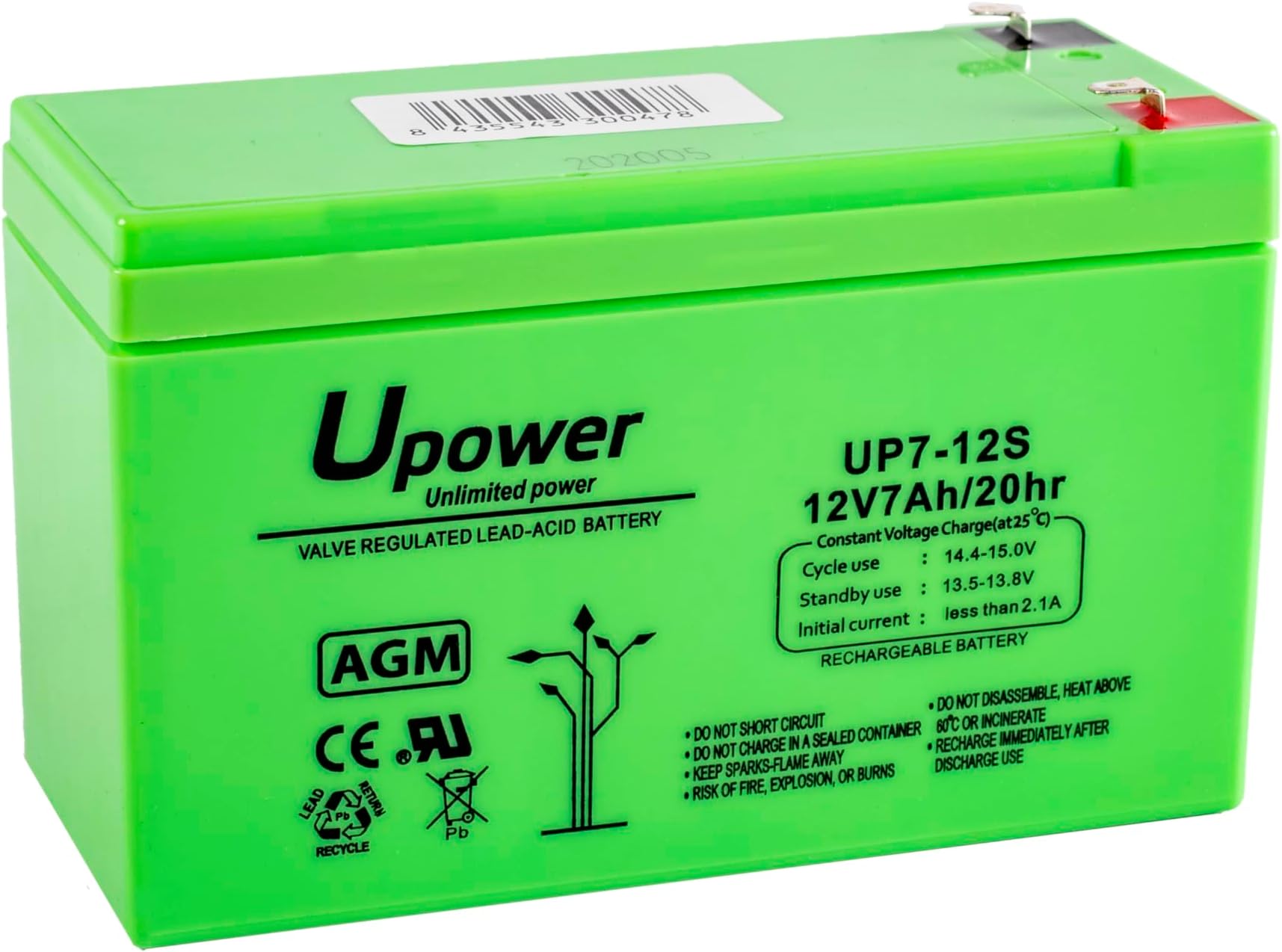 Batteria FIAMM FG20721 12V 7.2Ah - Per Inverter E Applicazioni Elettriche - Foto 10