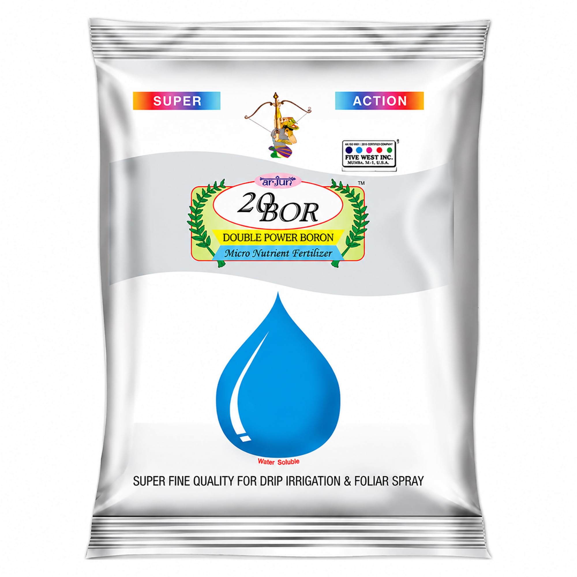 Arjun 20 Bor Double Power Boron Fertilizer | Boron 20% Di Sodium Octa Borate Tetra Hydrate | Water Soluble Micronutrient | Enhances Pollination, Fruit Setting & Yield | Drip & Foliar Spray | 1Kg-image-8