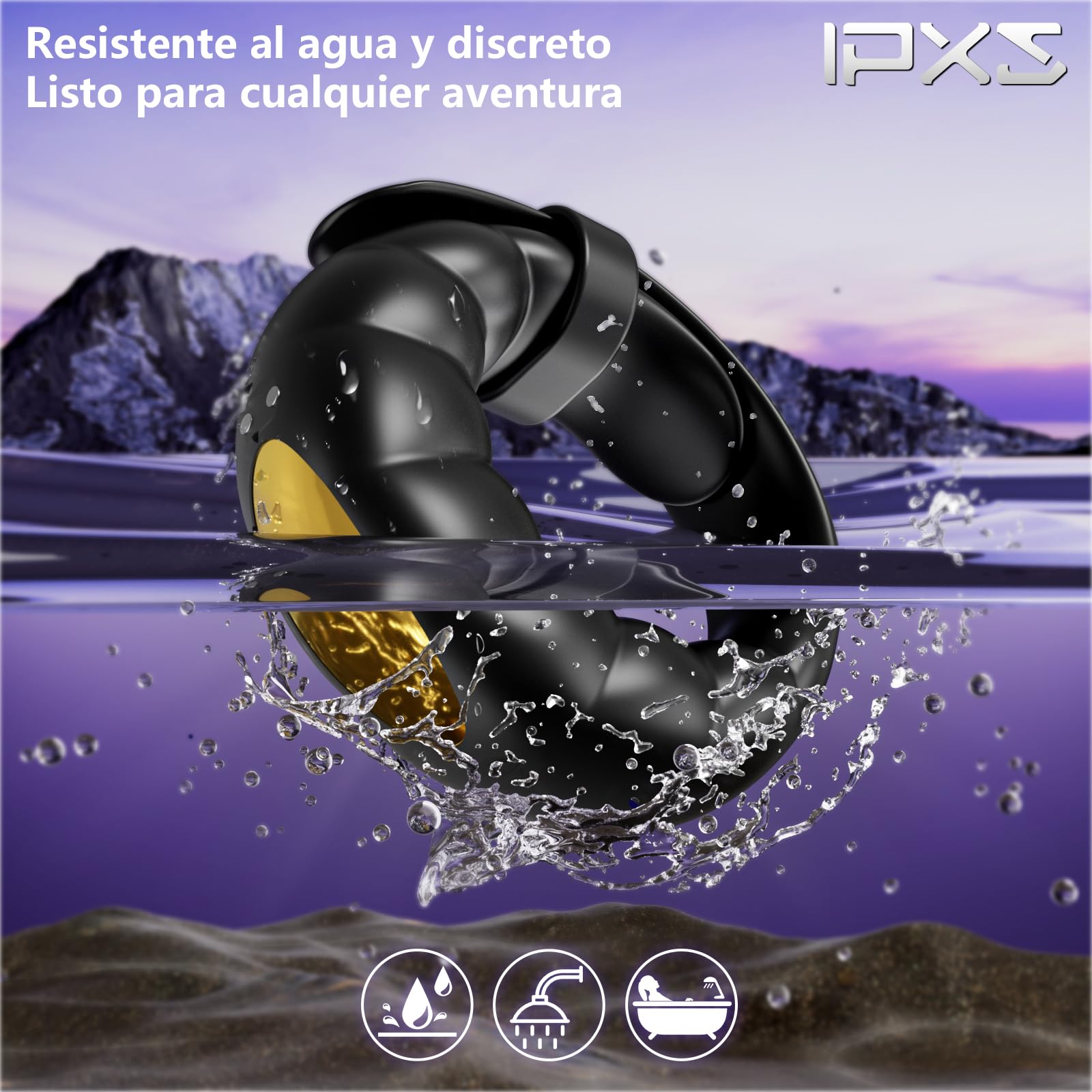 Anillo vibrador para parejas — Para hombres, ayuda a la erección, 10 modos de vibración, mediante aplicación, anillo vibrador para hombres adultos.