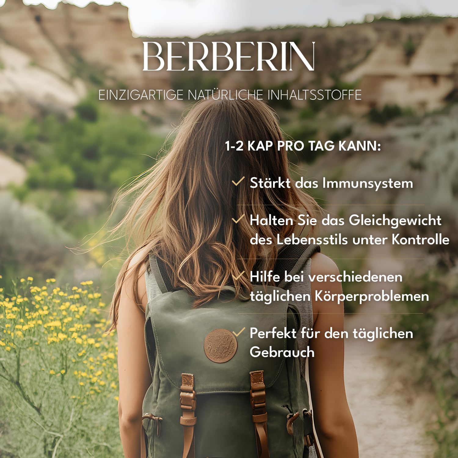 Berberin 500mg, 150 vegane Kapseln, Hochdosiert, 3er-pack