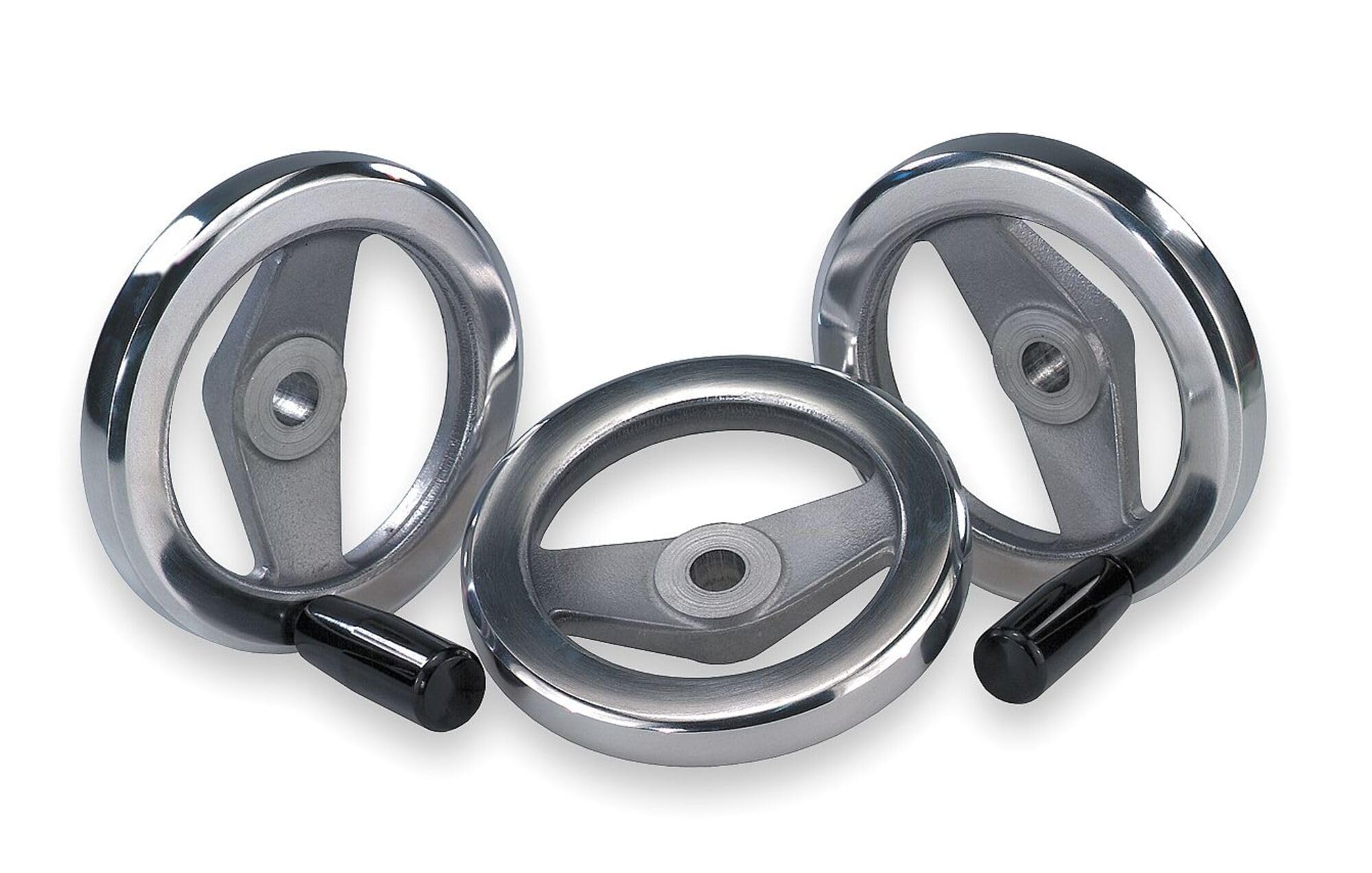 Two Spoke Wheel, Fixed Handle, 3.94, 0.5