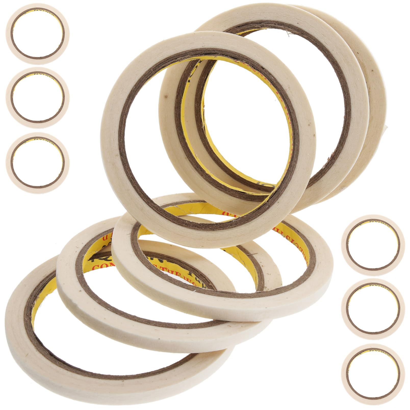 Housoutil 5 Ensembles Ruban De Masquage Papier Flexible Pour Peinture Décoration Projets Artistiques Compatible Surfaces Variées 20 Rouleaux*5