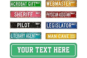 Personalized Street Signs Customized for Unique Decor