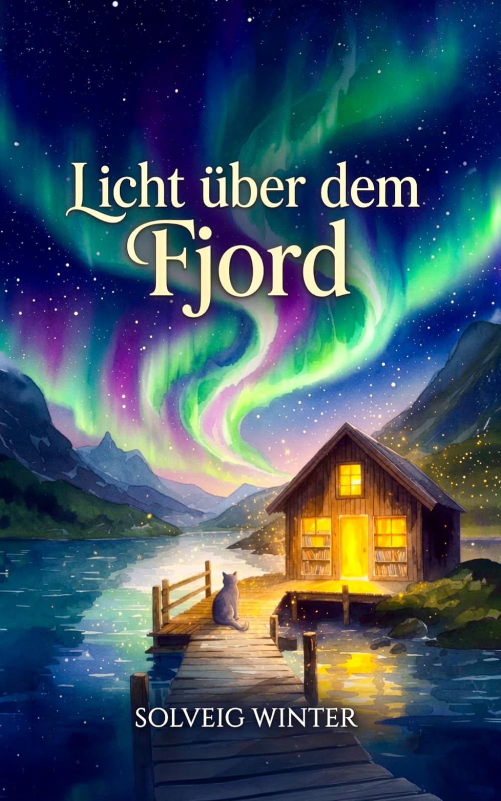 Licht über dem Fjord
