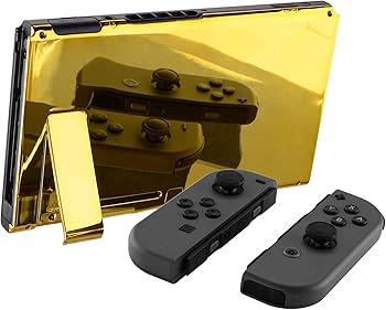 Amazon.com: eXtremeRate Chrome Gold Console Back Plate DIY