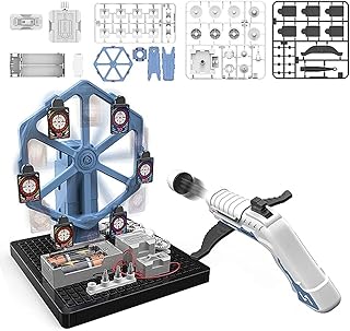 Learning Toys Educational Science Kit Shooting Games 8 9 10+ Year Old Boys Girls,Kids Electronics Kit Building Blocks Set,STEM Toys Science Experiments Birthday Gift 8-12 Year Old Boys Kids