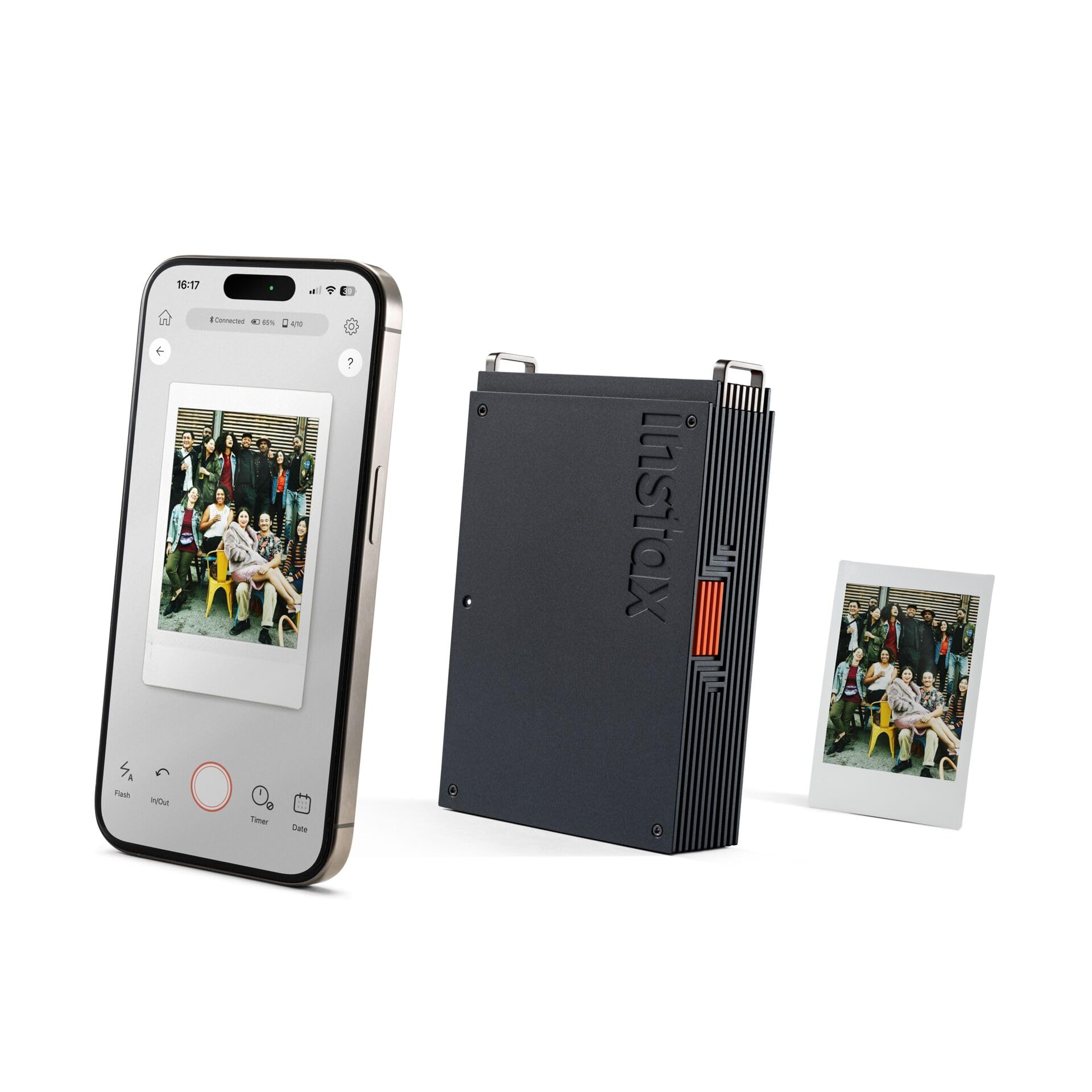 INSTAX Imprimante Photo pour Smartphone Mini Link+, connectivité Bluetooth, Options avancées de retouche Photo pour Smartphones iOS/Android, utilise des Films Mini (Vendus séparément)